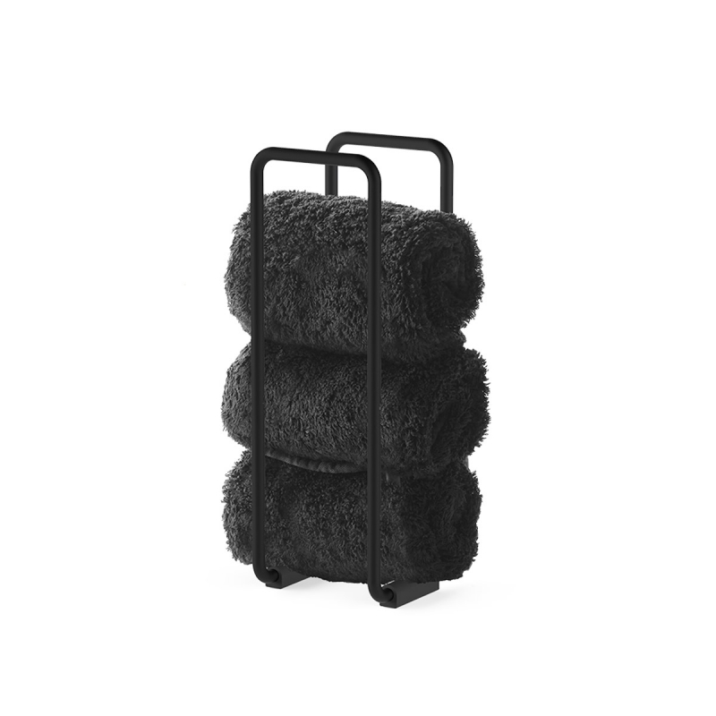 Omega Towel Holders - 859160 - Towel Holder, Vertical, Countertop-Matte Black