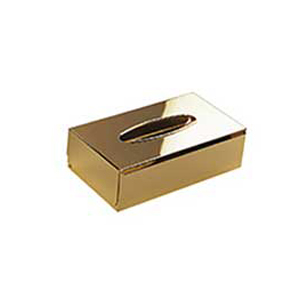 87100/O Tissue Box, Countertop/Wall-Mounted-Gold