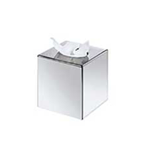 Omega Tissue Boxes - CCDC - Tissue Box, Countertop, Square, ABS-Chrome