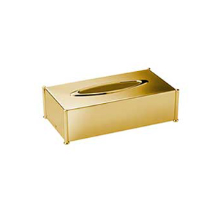 Omega Tissue Boxes - 87106/O - Tissue Box, Countertop-Gold