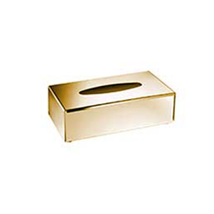 Omega Tissue Boxes - 87119/O - Tissue Box, Countertop-Gold