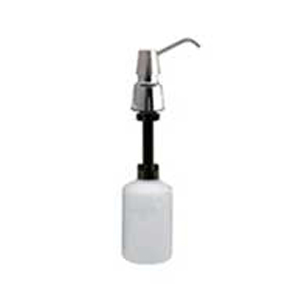 Omega Soap Dispensers / Foam Dispensers - B-8231 - Foam Dispenser, Deck-mounted, 0.6lt, Spout 10cm - Stainless Steel Polished