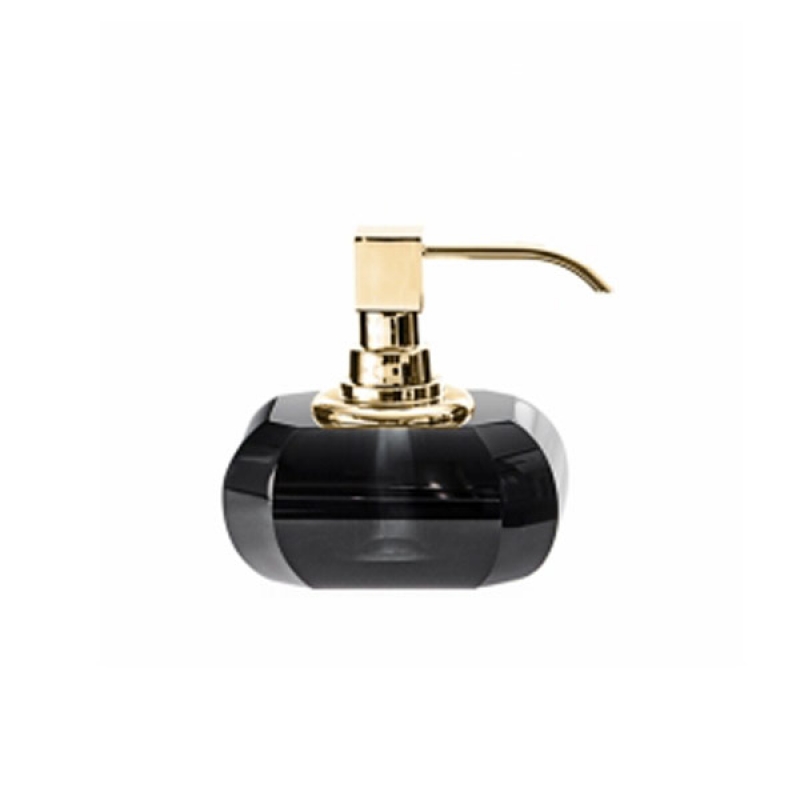 KRSSP/SON Crystall Soap Dispenser, Countertop - Matte Gold/Anthracite
