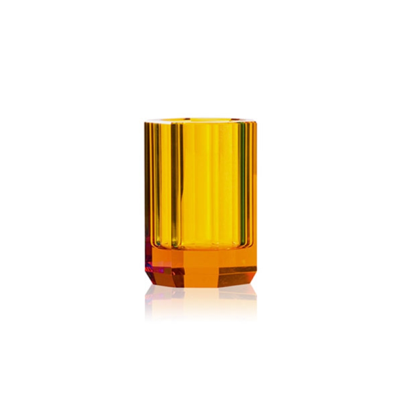 Omega Kristall - KRBER/A - Crystall Tumbler Holder, Countertop - Amber