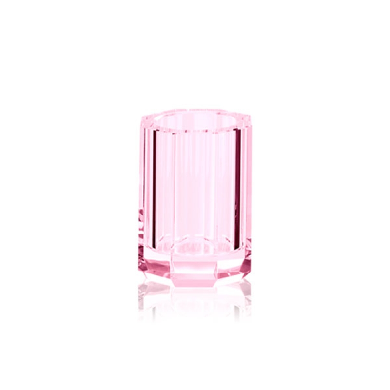 Omega Kristall - KRBER/P - Crystall Tumbler Holder, Countertop - Pink