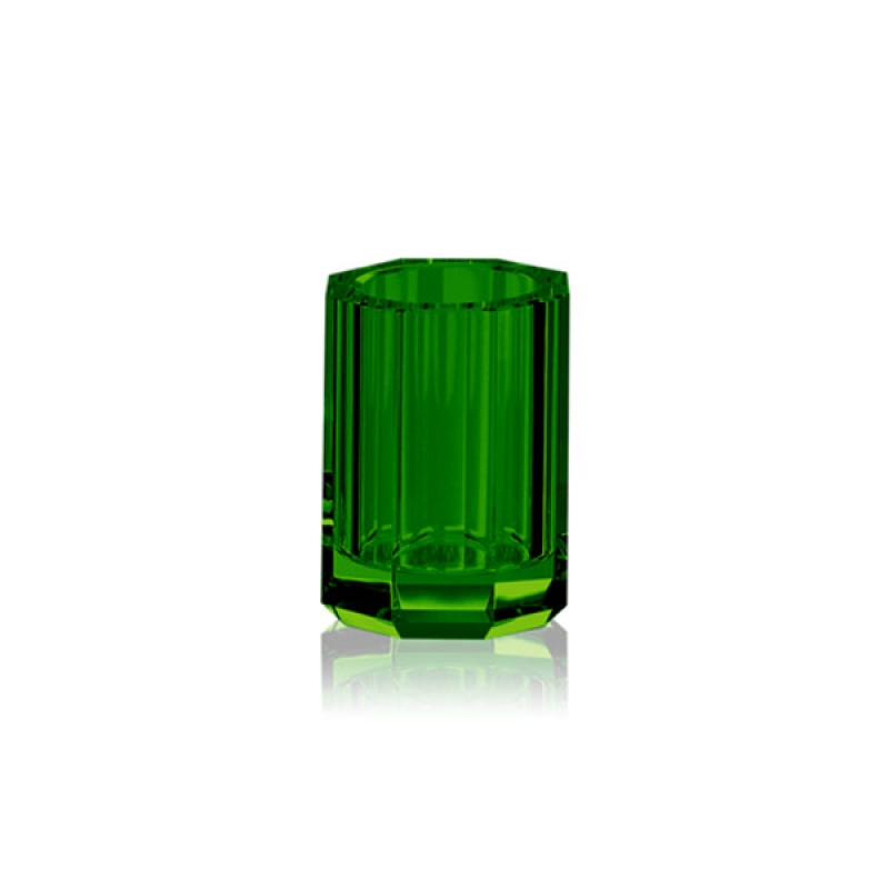 KRBER/G Kristall Diş Fırçalık,Tezgah Üstü - Yeşil