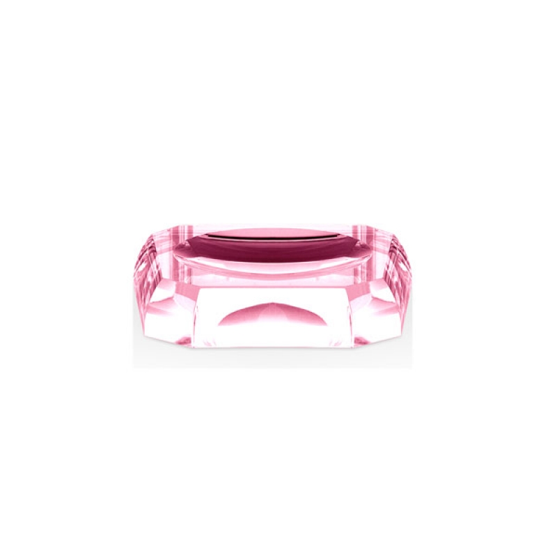 Omega Kristall - KRSTS/P - Crystall Soap Dish, Countertop - Pink