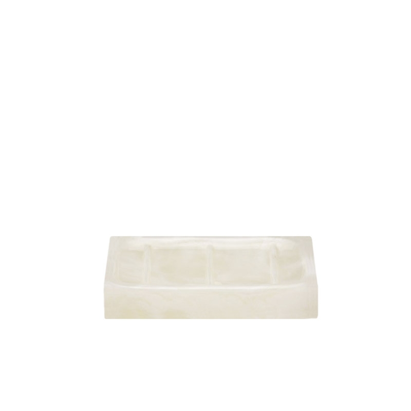 Omega Lal - LAL6008-02/B - Lal Soap Dish,rectangle,countertop - White