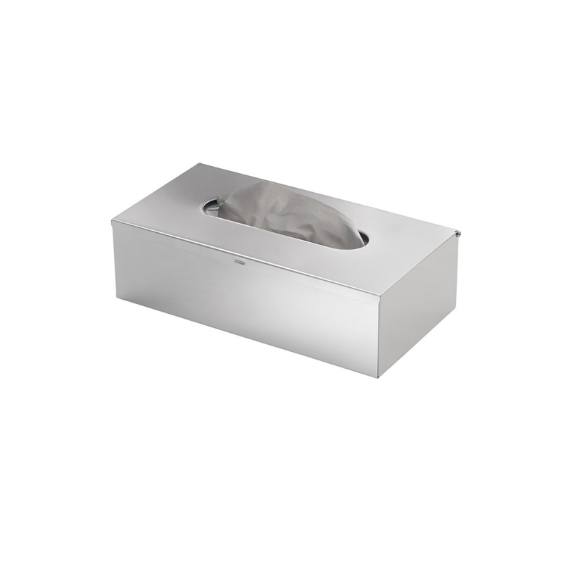 Omega Tissue Boxes - 2308/38 - Tissue Box, Countertop/Wall-Mounted-Stainless Steel