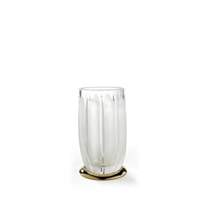 Omega Montblanc - MB03ACR/GD - Montblanc Tumbler Holder, Countertop - Frosted Glass/Gold