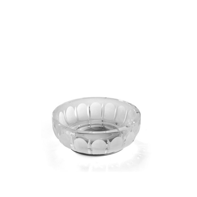 MB01ACR/SL Montblanc Soap Dish, Countertop - Frosted Glass/Chrome