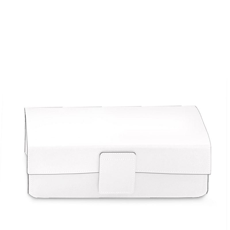 938650 Nappa Multi Purpose Bag,10xh17x25cm - F.Leather/White