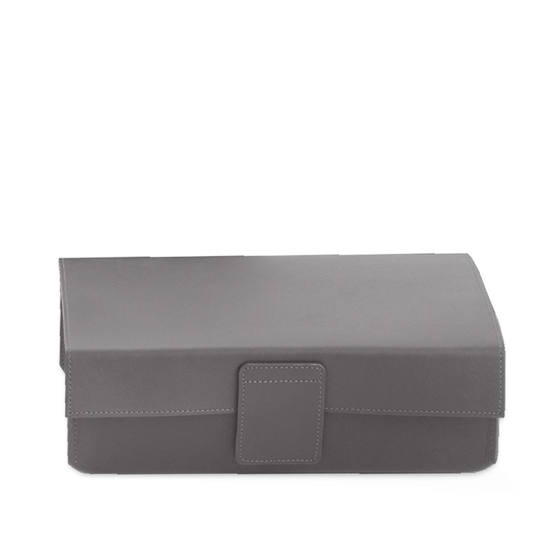 938693 Nappa Multi Purpose Bag,10xh17x25cm - F.Leather/Gray
