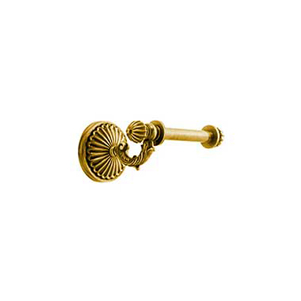 PY06DX/GD Piccadilly Toilet Roll Holder, Open, Right - Gold