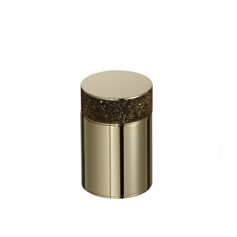 933720 Rocks Cotton Jar, Countertop, h10cm - Gold