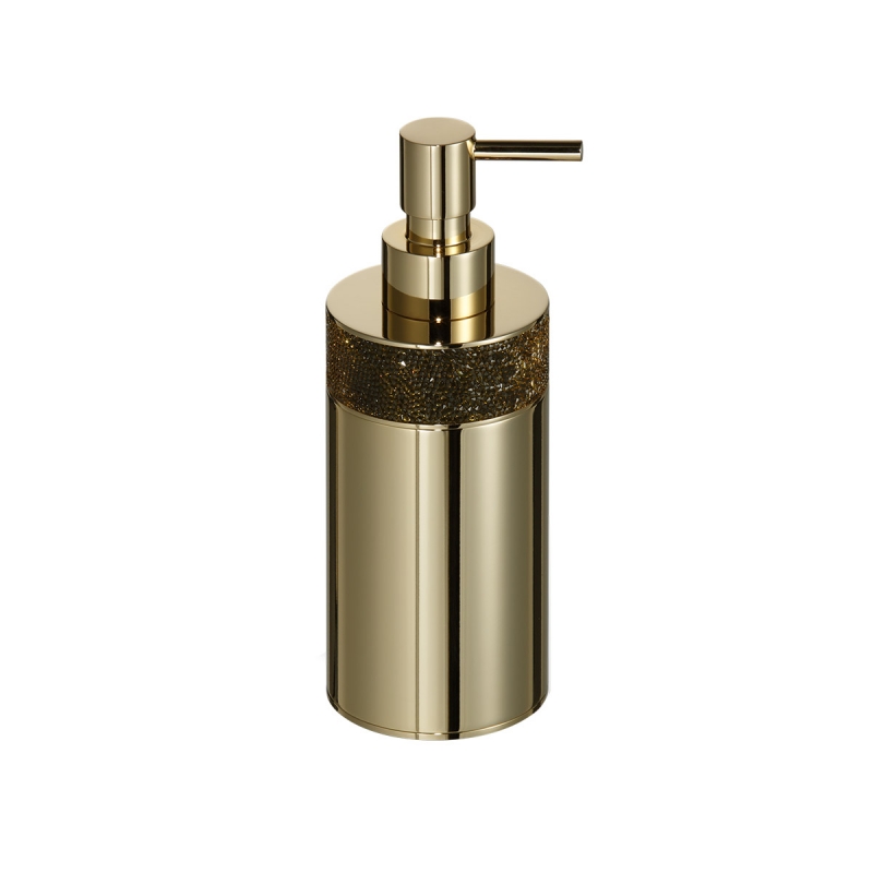 Omega Rocks - 933620 - Rocks Soap Dispenser, Countertop, 150ml - Gold