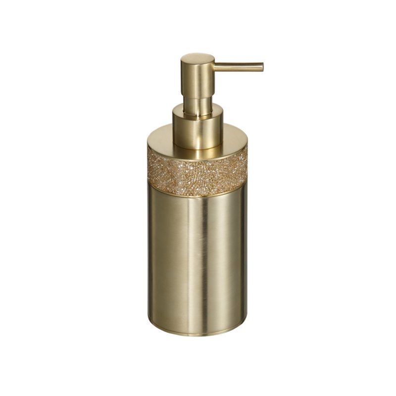 Omega Rocks - 933682 - Rocks Soap Dispenser, Countertop, 150ml - Matte Gold