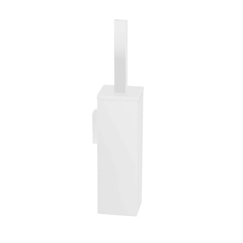 Omega Toilet Brush Holders - 91572-M101 - Sanco Square Toilet Brush Holder - Matte White
