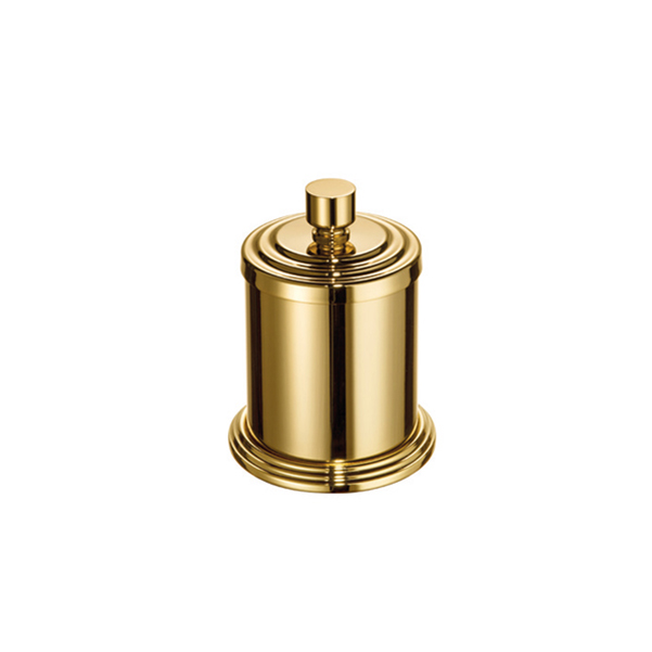 88178/O Scala Cotton Jar, Countertop - Gold