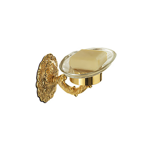SH01/GD Sharm Soap Dish, Wall Mounted - Gold