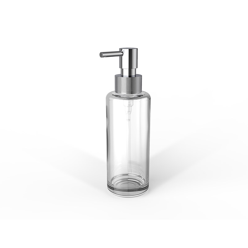 863000 Soap Dispenser, Countertop - Transparent Glass/Chrome