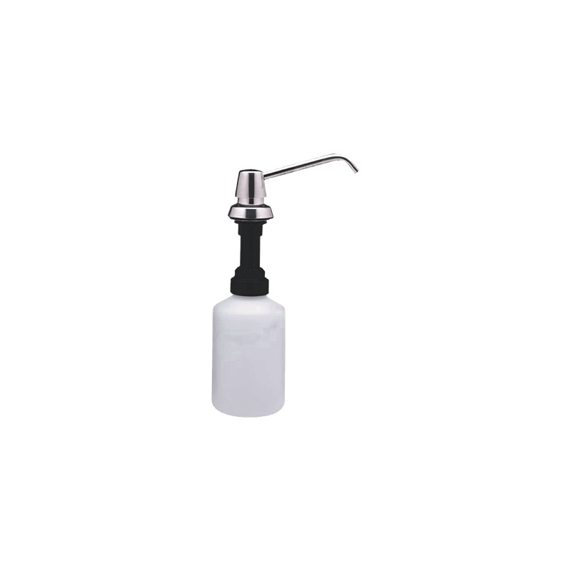B-82216 Soap Dispenser, Deck-mounted, 0.6lt, Spout 15cm - Stainless Steel Polished