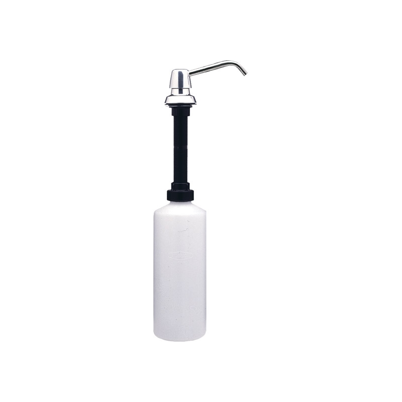 B-822 Soap Dispenser, Deck-mounted, 1lt, Spout 10cm - Stainless Steel Polished