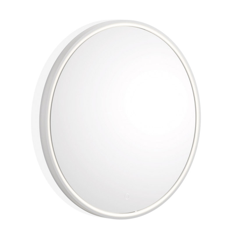 Omega Stone - STONE MIRROR LED/W - Stone Mirror, LED Illuminated, Touchless, IP44 - White