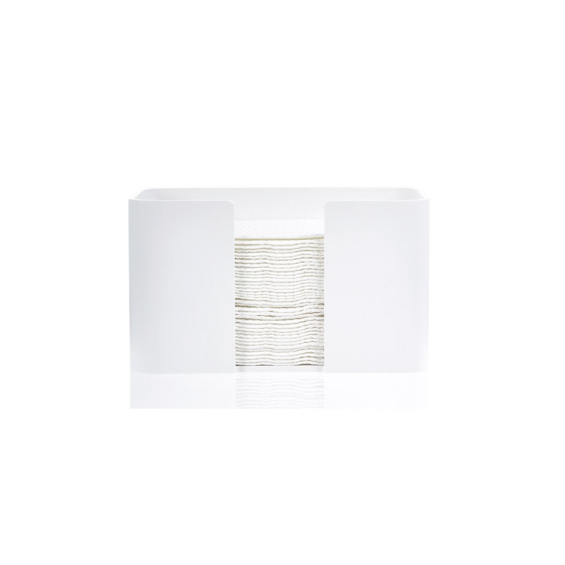 STONE SPTB Stone Towel/Paper Dispenser, Countertop - White