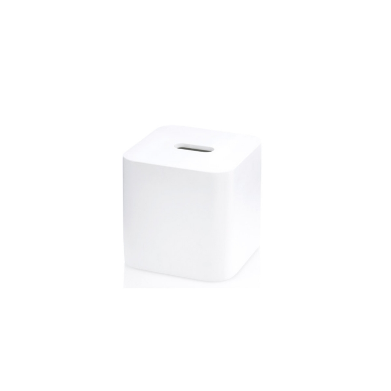 STONE KBQ Stone Tissue Box , Square - White