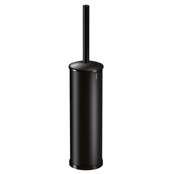 168200 Toilet Brush Holder , Wall-Mounted or Free Standing - Black