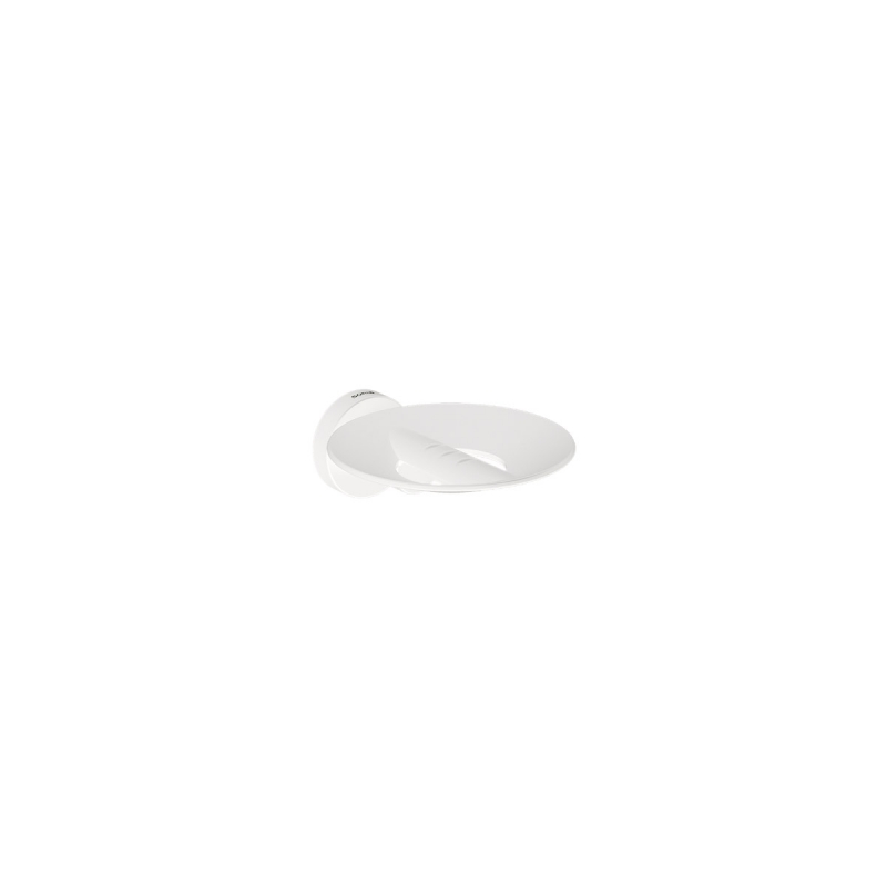 Omega Tecno - 166138 - Tecno Soap Dish, Metal - White