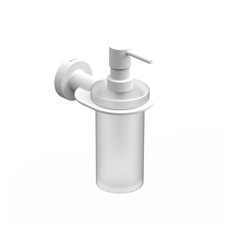 Omega Tecno - 166121 - Tecno Soap Dispenser - Matte White