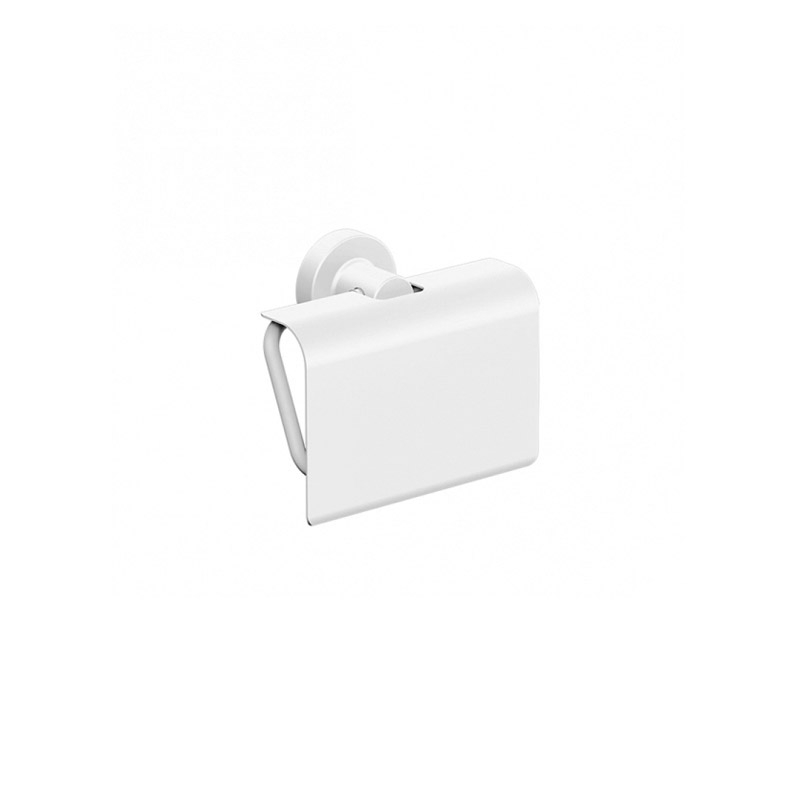 Omega Tecno - 166169 - Tecno Toilet Roll Holder - Matte White