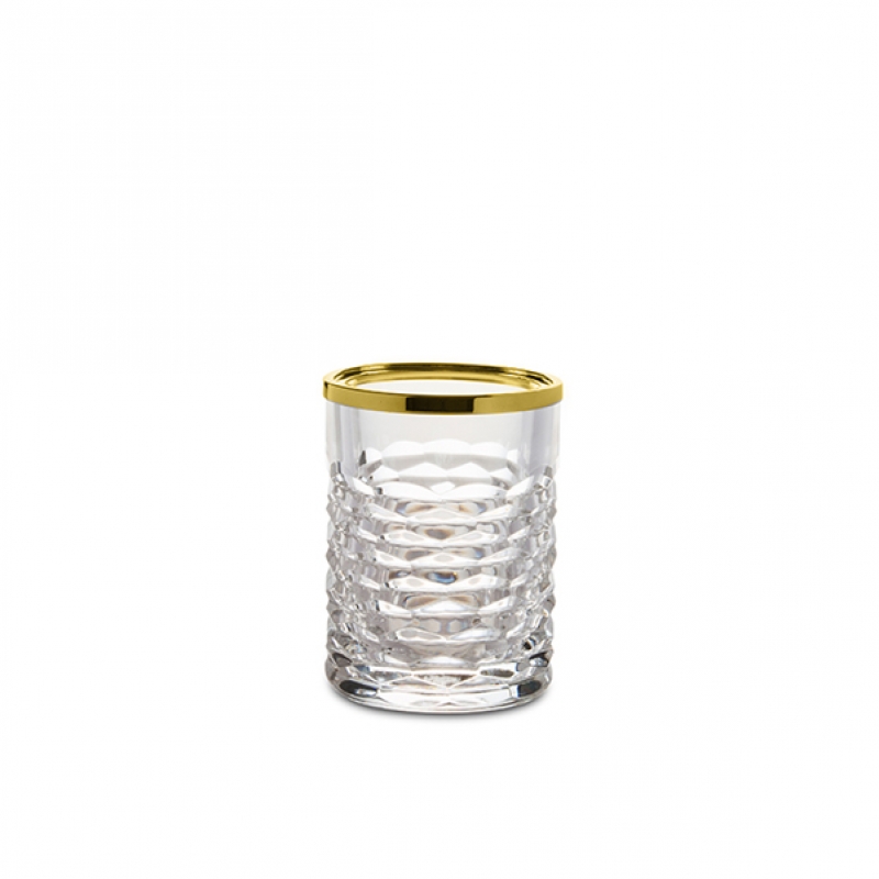 Omega Luxe - 91807/O - Luxe Diş Fırçalık, Tezgah Üstü - Altın