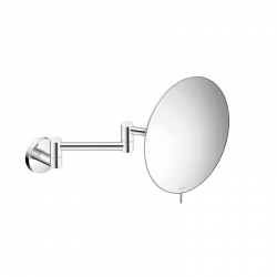Omega Makyaj / Tıraş Aynaları - MR-701-A3 - Ayna,Çift Kollu,Büyüteçli,3x - Krom