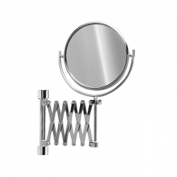 Omega Makyaj / Tıraş Aynaları - 99148/CR 2X - Ayna,Makaslı,Çift Yönlü,Büyüteçli - Krom