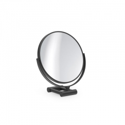 Omega Makyaj / Tıraş Aynaları - 118360 - Ayna,Tezgah Üstü,Çift Yönlü,Büyüteçli,1x/10x -Mat Siyah
