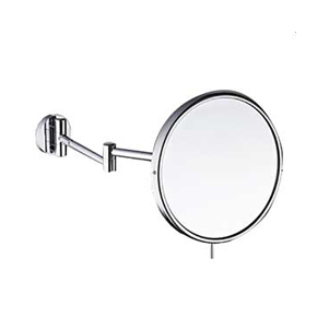 Omega Makyaj / Tıraş Aynaları - MW0811 - Ayna,Çift Kollu,Tek Yönlü,Büyüteçli,3x - Krom