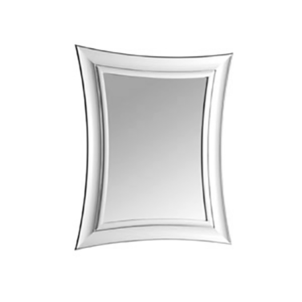 Omega Konsol Lavabolar - VV22 - Ayna,Via Veneto - Beyaz/Gümüş