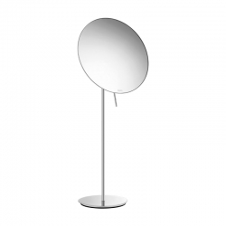 Omega Makyaj / Tıraş Aynaları - MR-766-A3 - Ayna,Tezgah Üstü,h60cm,Büyüteçli,5x - Krom