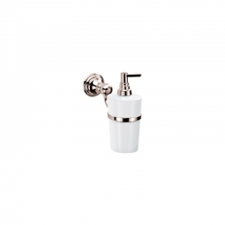 Omega Classic - 511530 - Classic Sıvı Sabunluk - Porselen/Nikel
