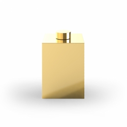 Omega Foursquare - 615320 - FourSquare Çöp Kovası Kapaklı,Kare - Altın