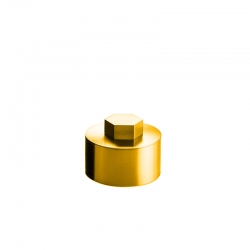 Omega Geometric - 88494/O - Geometric Pamukluk, Tezgah Üstü, h7 cm - Altın