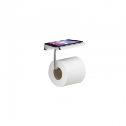 Omega Tuvalet Kağıtlıklar - 2039/13 - Tuvalet Kağıtlık,Etajerli - Parlak Paslanmaz Çelik