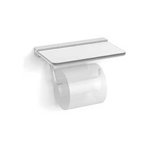 Omega Tuvalet Kağıtlıklar - 32041B - Tuvalet Kağıtlık, Etajerli, 20xh10x13cm - Krom
