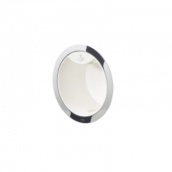 Omega Vola - RS10L/W/16 - Vola Sıvı Sabunluk Ankastre Fotoselli-Beyaz/Parlak Paslanmaz Çelik